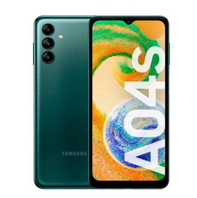 Celular Samsung Sm-A047Mzgf Galaxy A04S Green (128/4Gb) Libre Vis (Sasma047Mzgfar)