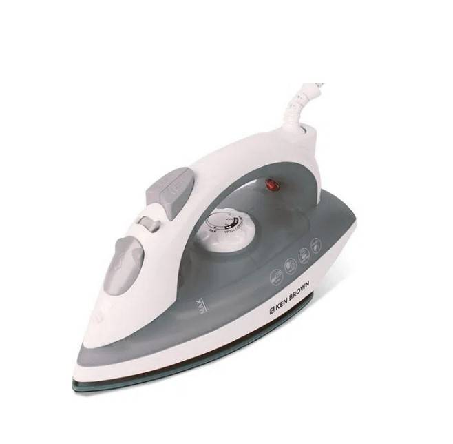 Plancha Ken Brown T1080 Vapor 1800 Watts Base Ceramica Rociador