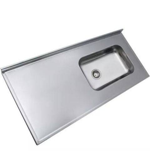 Mesada Delos 1.60 1 Bacha  Inox
