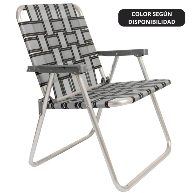 Reposera Descansar Plegable Aluminio 7/8 1 Posic. Art.80003