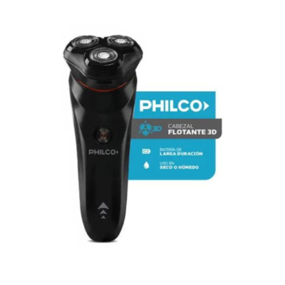 Afeitadora Philco Ae5105Pp Lithium Cabezales Flotantes/Recargable/Corta Patillas/Wet & Dry