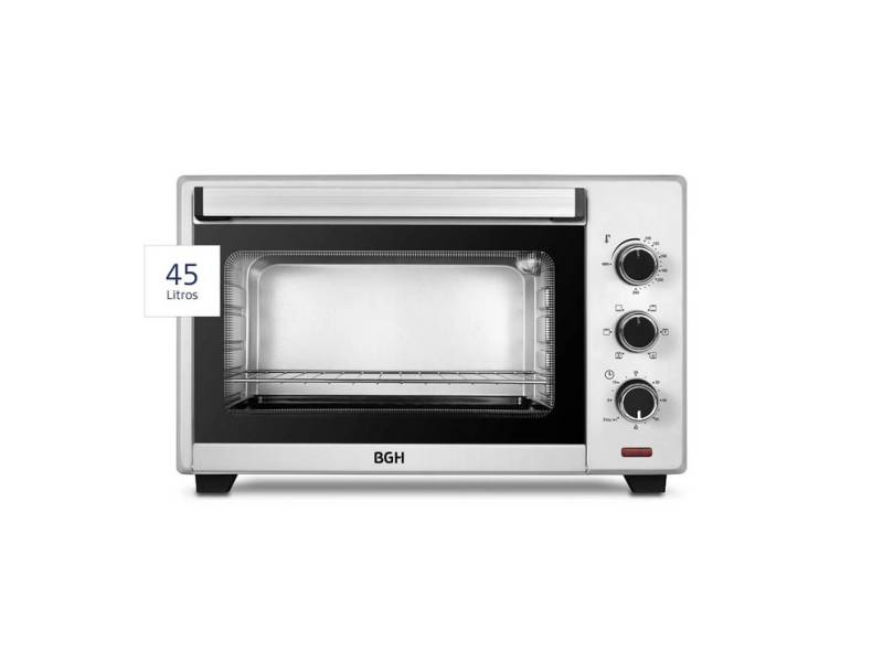 Grill Bgh Bhe45S22 45L/2000W/Temp Hasta 250°/Funcion Conveccion/Timer 60 Min./Silver