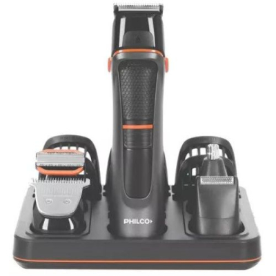 Cortabarba Philco Cb8870Pp Grooming Kit-15 Piezas/Base Organizadora