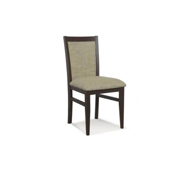 Silla Mad Genoud Paraiso Camila Contem Tapizada Color Castaño