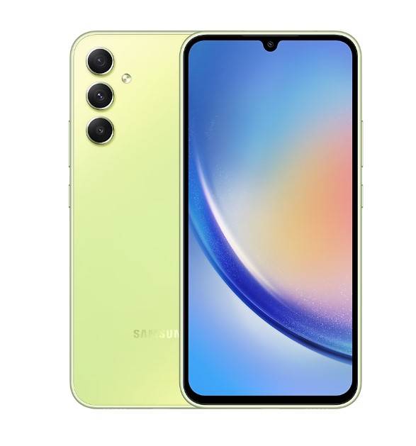 Celular Samsung Sm-A346Mlgb Galaxy A34 5G Lime (128/6Gb) Libre Vis (Sasma346Mlgbar)