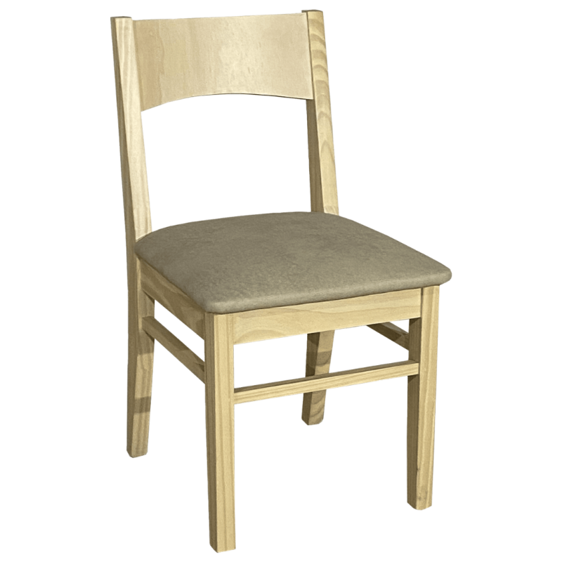 Silla Mad Mobilia Linea Dobel Mod. Giova Col. Fresno Tapizada