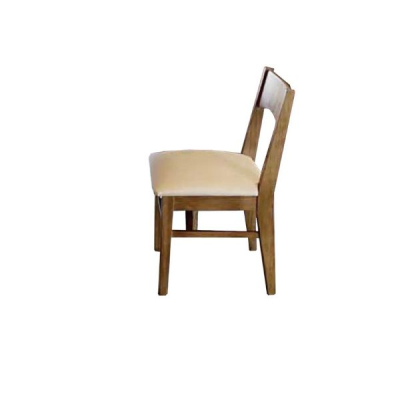 Silla Mad Mobilia Linea Dobel Mod. Giova Col. Ambar Tapizada