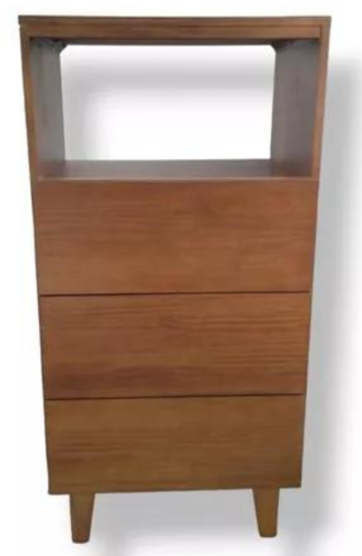 Comoda Mobilia Nordia 3 Caj. 0.90 X 0.90 Cod. 1529 C Ambar