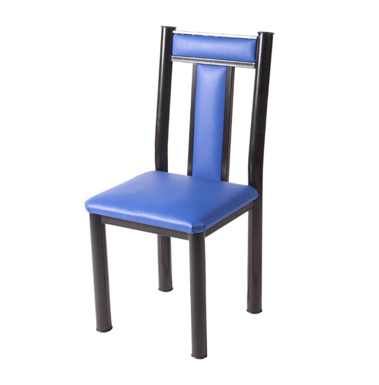 Silla Caño Silcar S96 Tapiz. En Tela C/Negro