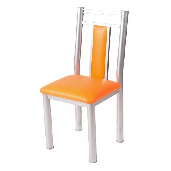 Silla Caño Silcar S98 Tapiz. En Tela C/Aluminio