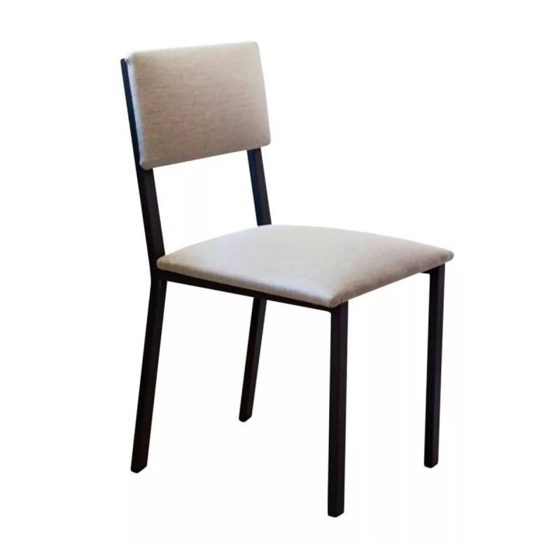 Silla Caño Silcar S98 Tapiz. En Tela C/Negro