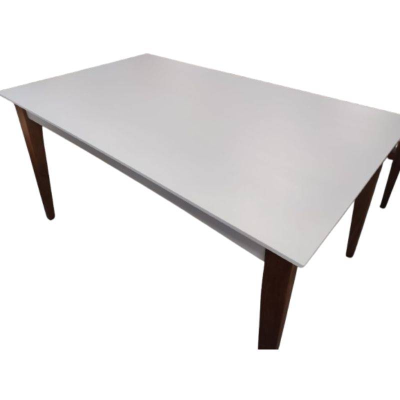 Mesa Mad Inmacol 1,50 Mod. Medit.  Color Castaño/Bco Cod.142