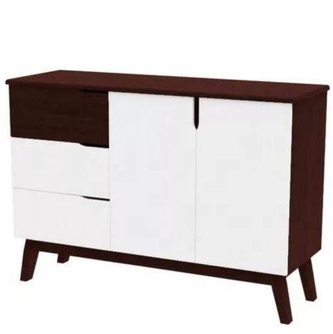 Vajillero Mad Inmacol Mod. Medit. 4 Ptas Med. 1,40 X 1,00 X 0.42 Color Wengue/Bco Cod.144