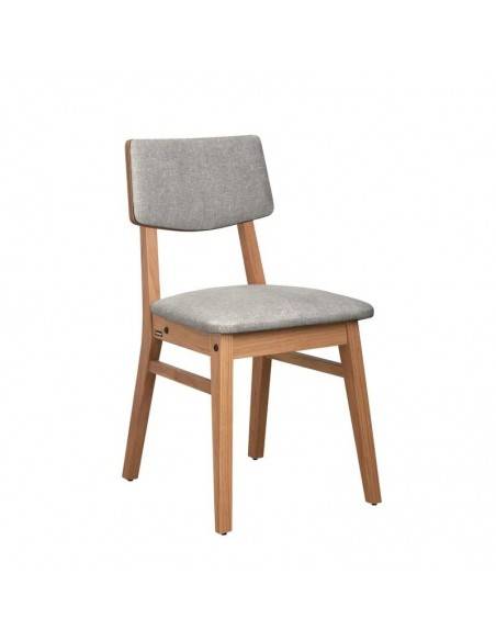 Silla Mad Genoud Osaka Color Roble Tapiz. Tela