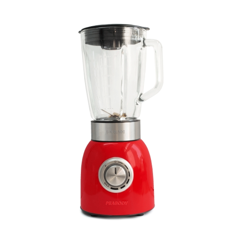 Licuadora Peabody Pe-Ln805R 5 Vel + Pulso Jarra Vidrio 1,75 Lts 800 W7Color Roja
