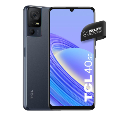 Celular Tcl 40Se (4+128 Gb) Dark Gray Rv Smartphone Libre (33859)