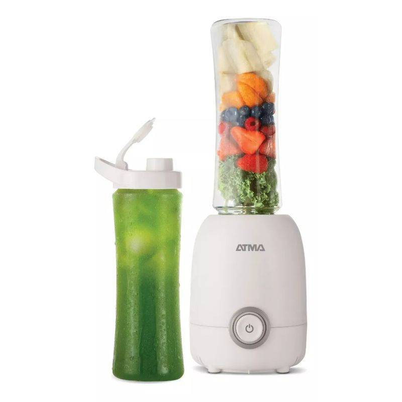 Licuadora Atma Lp8445Wap Personal Blanca Con Vaso Adicional Transportable 600Ml / 300W