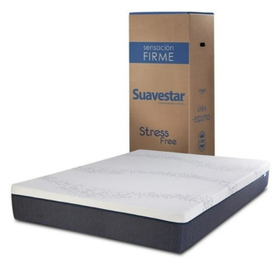 Colch Suavestar Mod. Stress Free Rollpack 1.40 X 1.90 X 0.25