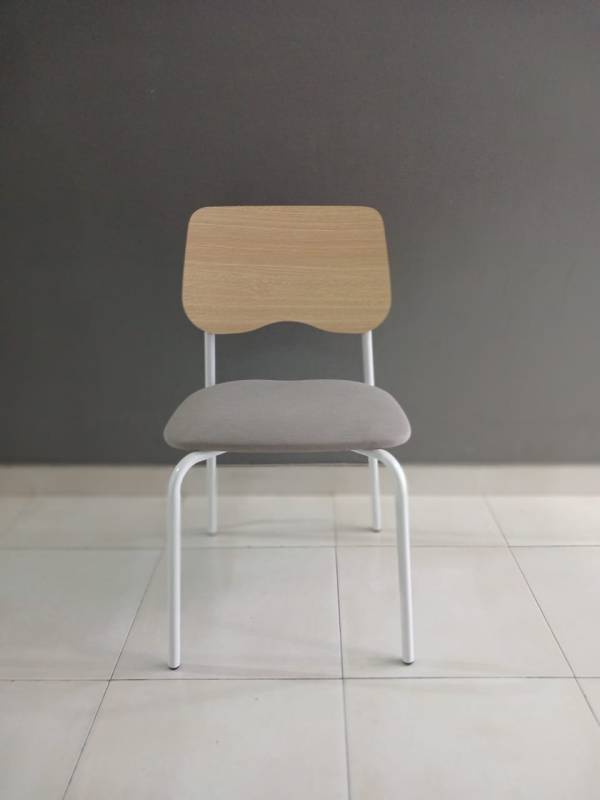 Silla Caño Dielfe Mod. Roma Sro023 Caño Blanco