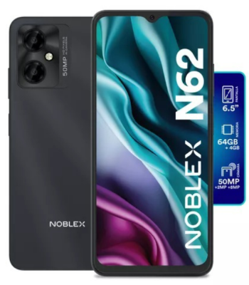 Celular Noblex N62 Negro (4+64Gb) Libre Nsan
