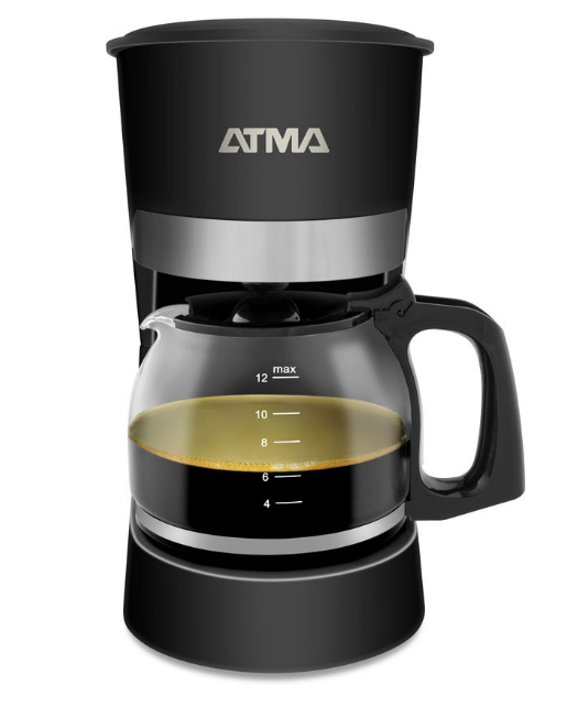 Cafetera Atma Ca8143P 1.5L C/Negra