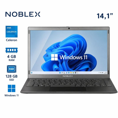 Notebook Noblex N14X1010 Celeron N4020C/128Gb Ssd/4Gb/Wifi/Webcam 14.1