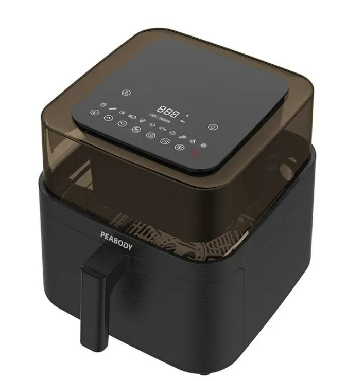 Freidora Peabody Pe-Afd720N Sin Aceite Con Visor 360° 7.2 Litros 1650W