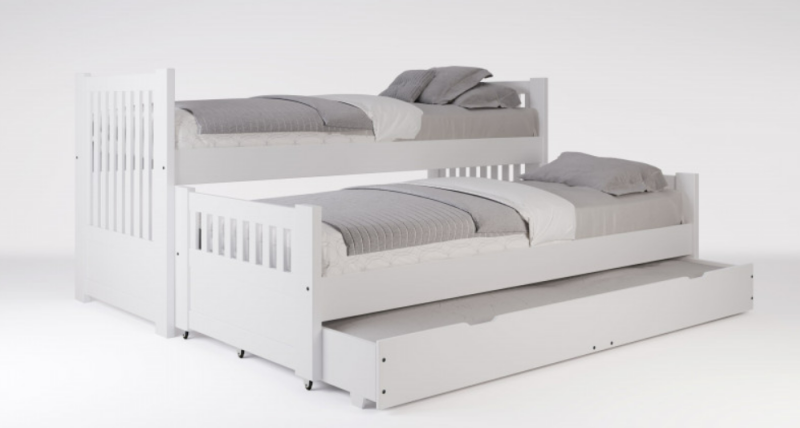 Cama Triple Inmacol Mod. Medit  Color Blanco Cod.109