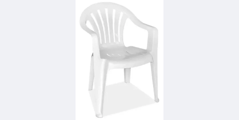 Sillon Pvc Descansar  Art2060005 - Facu Color Blanco