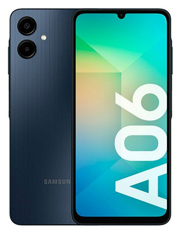 Celular Samsung Sm-A065Mzka Galaxy A06 (64/4Gb) Black Vis (Sasma065Mzkaar)