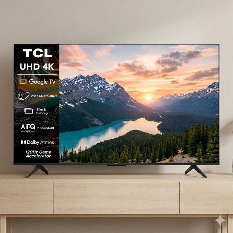 Led Tcl 65 L65P755-F Smart 4K Google Tv Rv Hdmi/Usb/Sint Dig/Bluetooth/Voice Control/Hdr