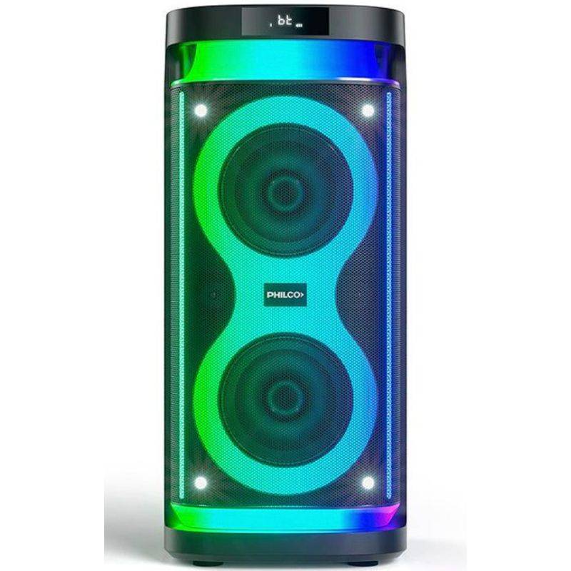 Bafle Philco Tp6500 4500W/Aux/Doble Woofer 6.5 + Driver/Bat Recarg/Fm