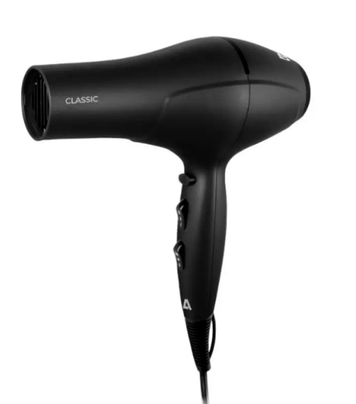 Secador Pelo Atma Sp8970Bk Classic Negro 1800W-3 Velocidades-2 Temp-Boquilla