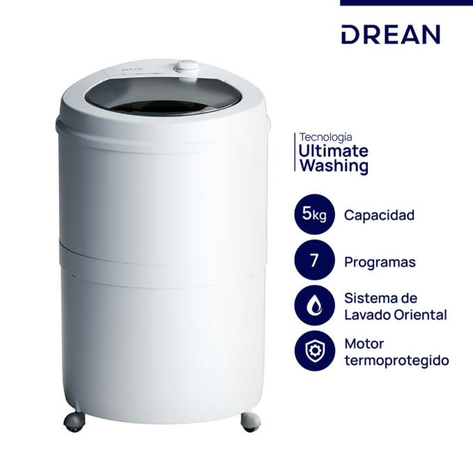 Lavarropa Drean Lrdr57Sb0 C/Sup 5Kg