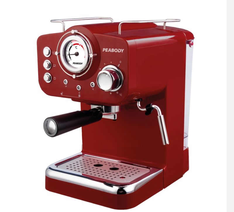 Cafetera Peabody Pe-Ce5003R-N Express 20 Bares/Acc Para Cafe Molido Y Capsulas Tipo Nespresso