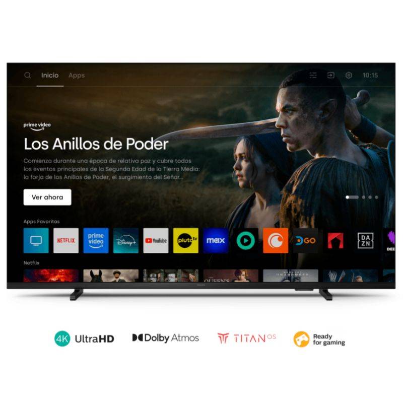 Led Philips 50 4K 50Pud7309/77 Titan/Usb/Hdmi/Bluetooth