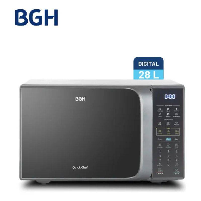 Microonda Bgh B228Ds20I 28Lts Digital Eco Silver C/Grill Pih049511
