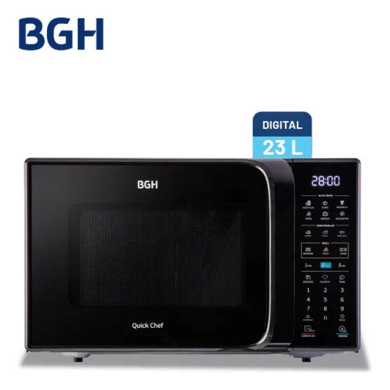 Microonda Bgh B223Dn20I Eco Black 23Lts Digital C/Grill Negro Pih049513