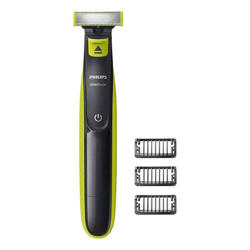 Afeitadora Philips Qp2724/10 Oneblade Recorta, Modela Y Afeita/3 Peines (1,3,5 Mm) Carga Usb