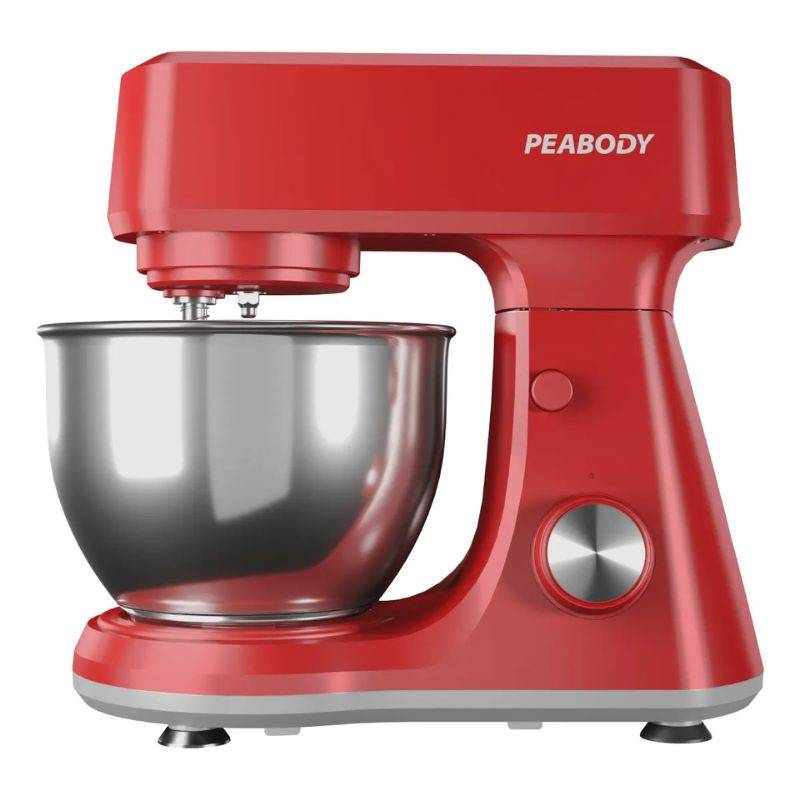 Batidora Peabody Pe-Bm103R Planetaria Veloc. Variable/Bowl 4 Lts Acero/1000W Roja