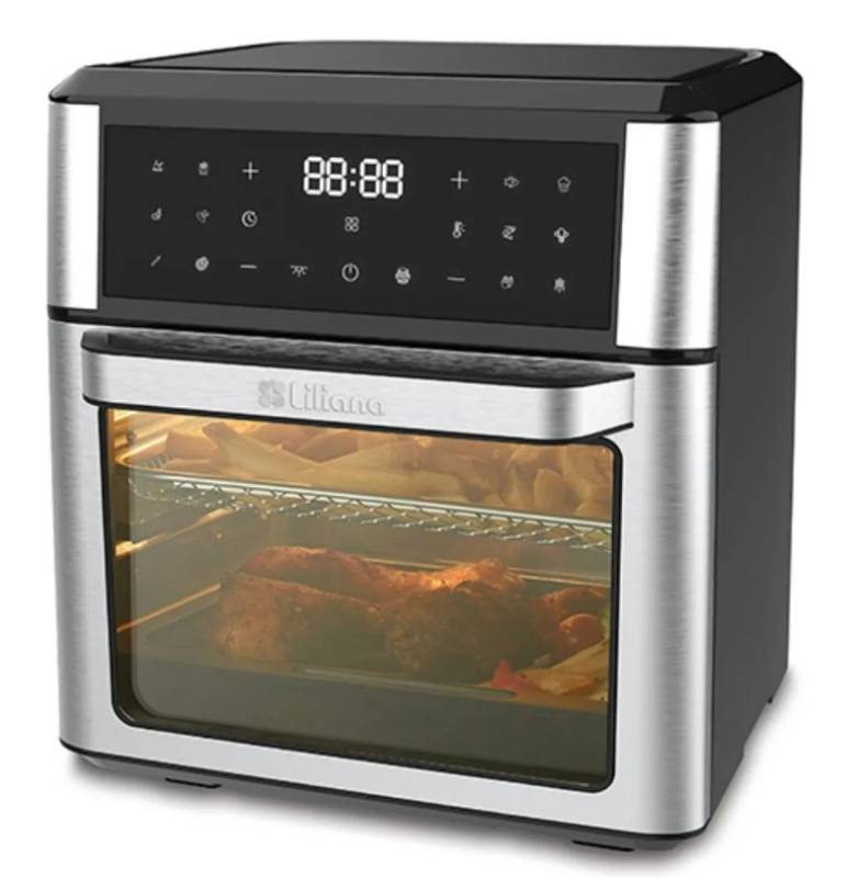 Freidora Liliana Af950 Aircook Horno Airfryer S/Aceite 11.7 Litros 1800W