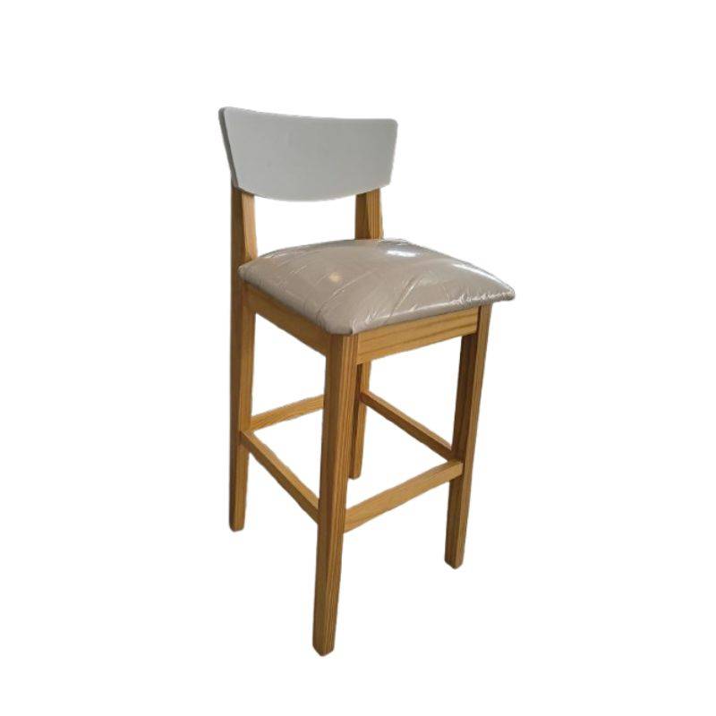 Banqueta Mad Inmacol Mod. Mediterraneo Color Miel/Bca Cod.139 Tap Ecocuero