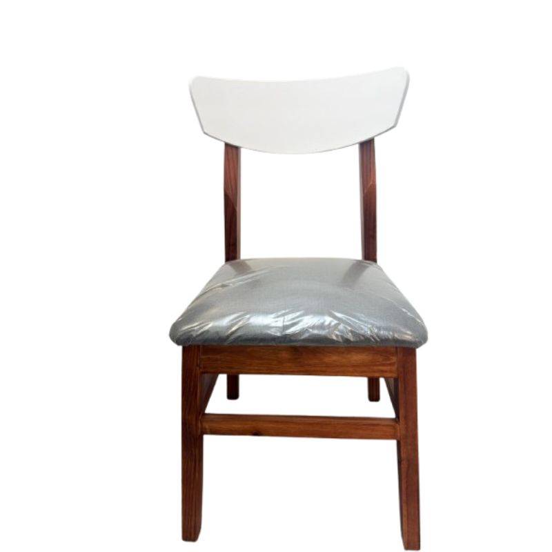 Silla Mad Inmacol Mod. Medit.  Color Castaño/Bco Cod.140 Tap. Tela