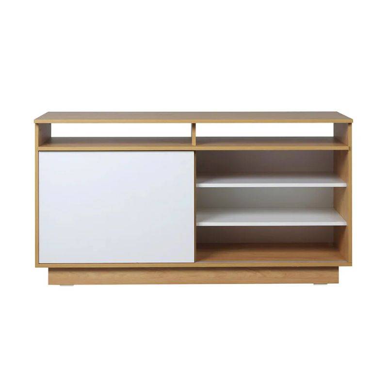Mesa T.v. Ricchezze L. Messina 1 Puerta 130 X 71 X 45 C/Hickory/Blanco.