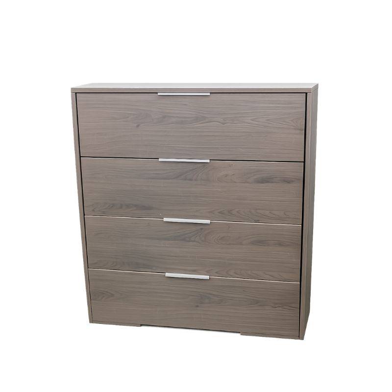 Comoda Delos Dld02Rdg 4 Cajones Color Roble / Dember /Grafito