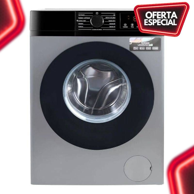 Lavarropa Panoramic Mod. Wmcfsl8K C. Frontal Slim Cap. 8Kg Inverter Color Silver