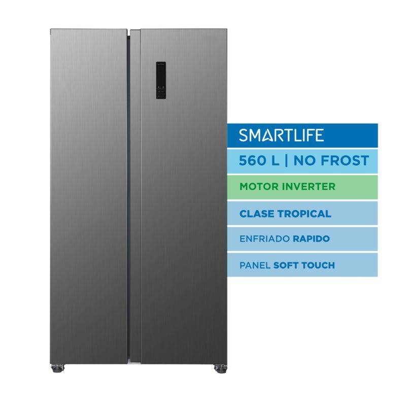 Hel Smartlife Sl-Sbs690S2P 560 Lts No Frost C/Free. Inverter Silver