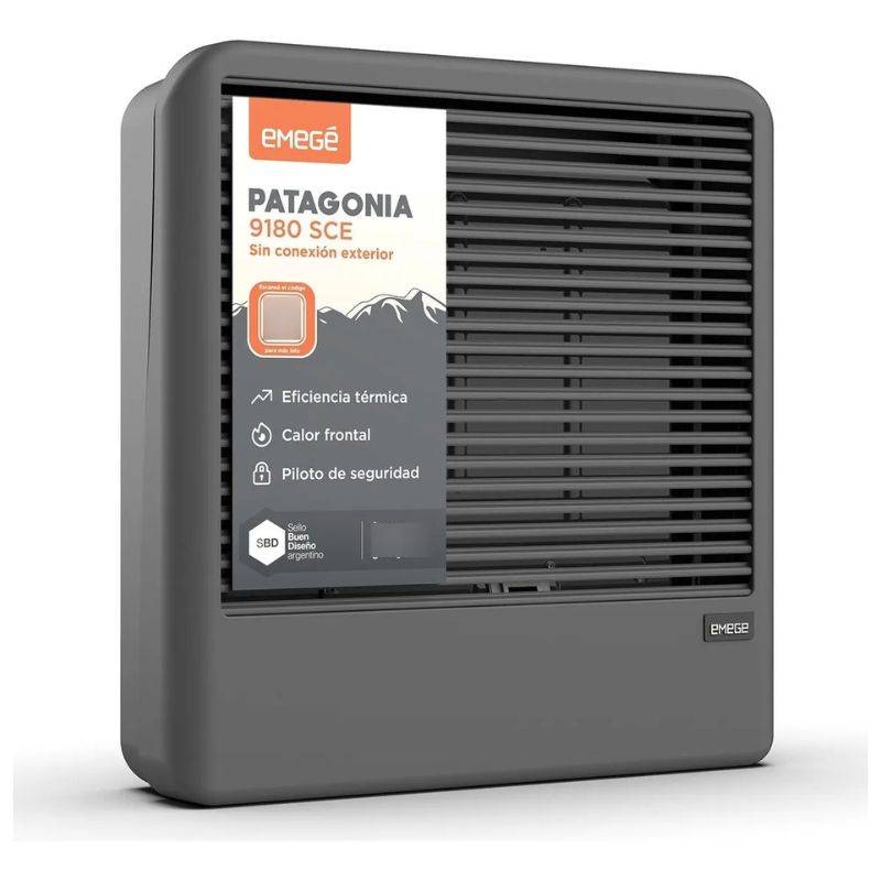 Calefactor Emege 8000 Sin Salida Mod. Patagonia 9180Sce