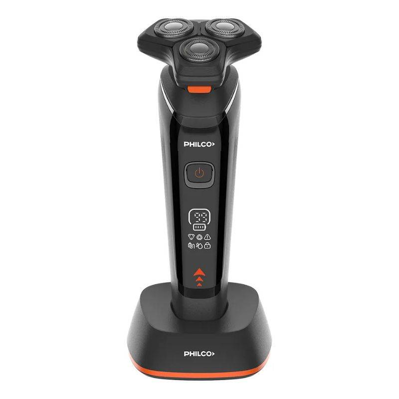 Afeitadora Philco Ae5805Pp Titanium+ Cabezal Flotante/Recargable/Corta Patillas/Wet & Dry