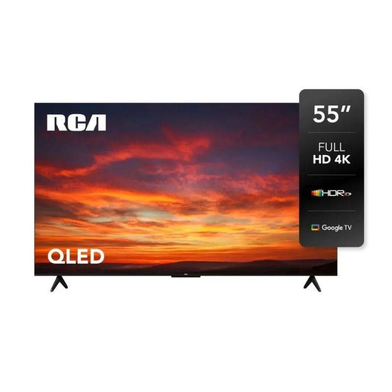 Led Rca 55 Ql55Th300-F Smart 4K Qled Google Tv/Hdmi/Usb/Bluetooth/Sint. Dig./Dolby Vision Atmos